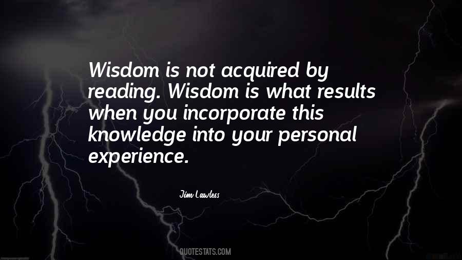 Wisdom Is Quotes #1400819