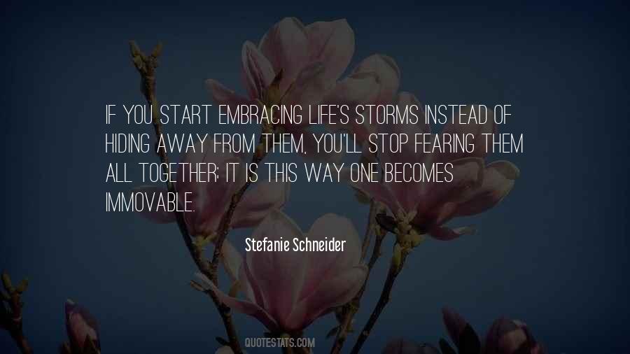 Hiding From Life Quotes #1324070