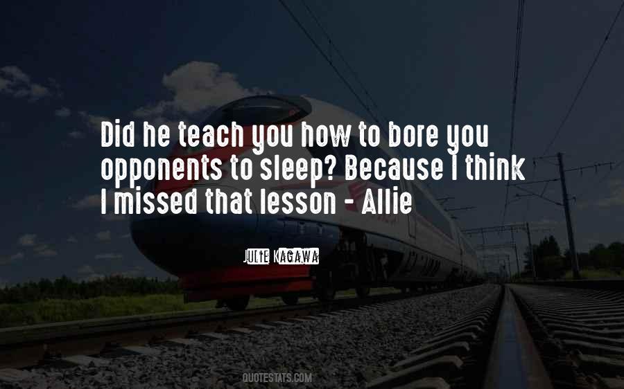 Teach Them A Lesson Quotes #325852