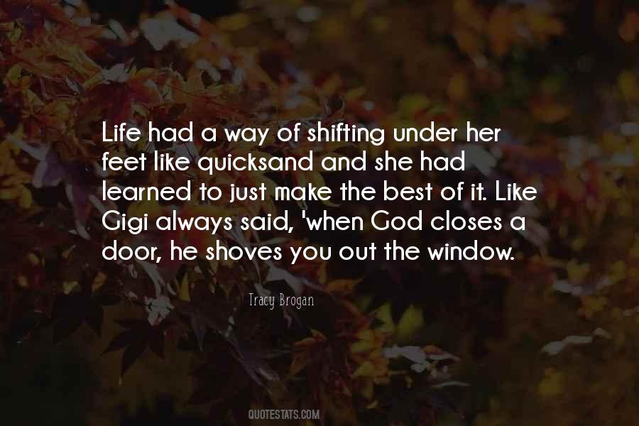 God Closes One Door Quotes #589428