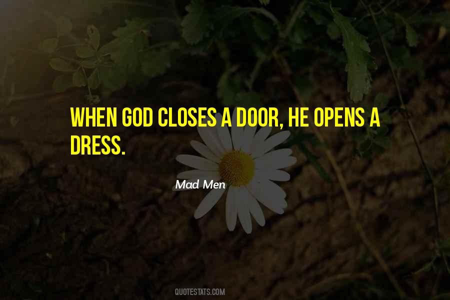 God Closes One Door Quotes #984937