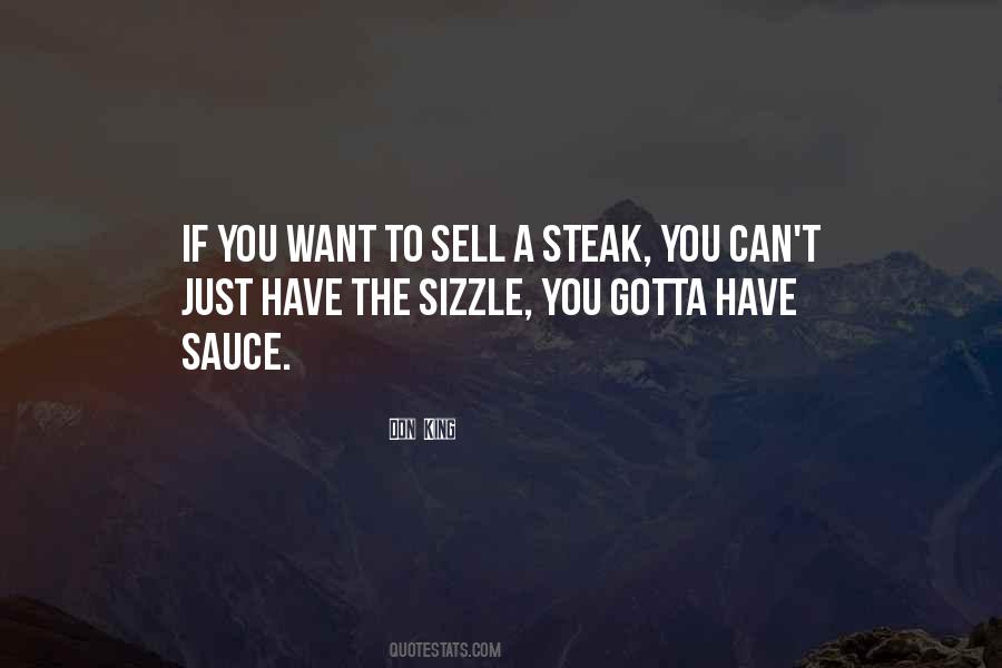 Steak Sauce Quotes #1320252
