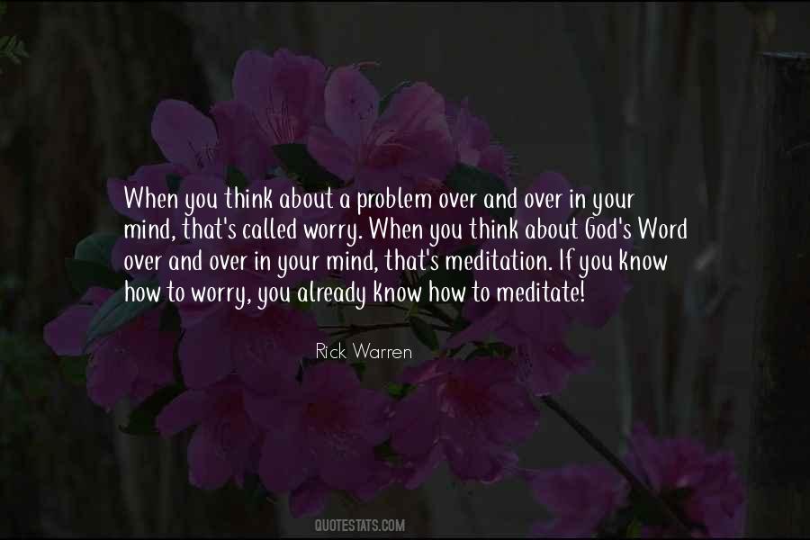 Mind Problem Quotes #1230811