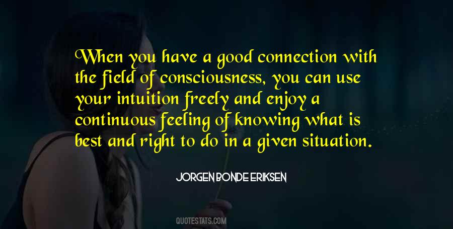 Use Your Intuition Quotes #275544