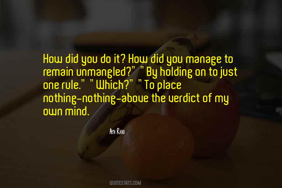 My Own Place Quotes #1170731