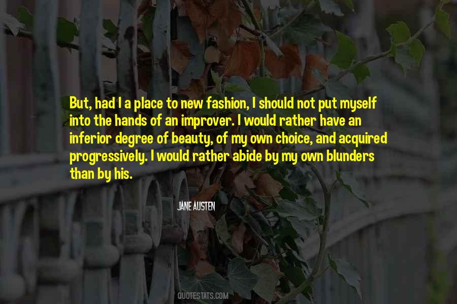 My Own Place Quotes #946957