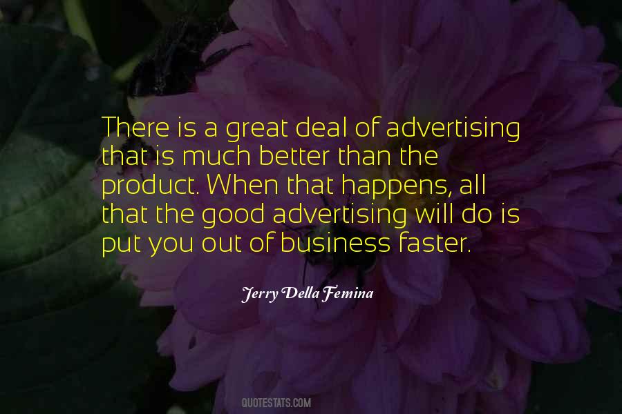 Good Advertising Quotes #791768