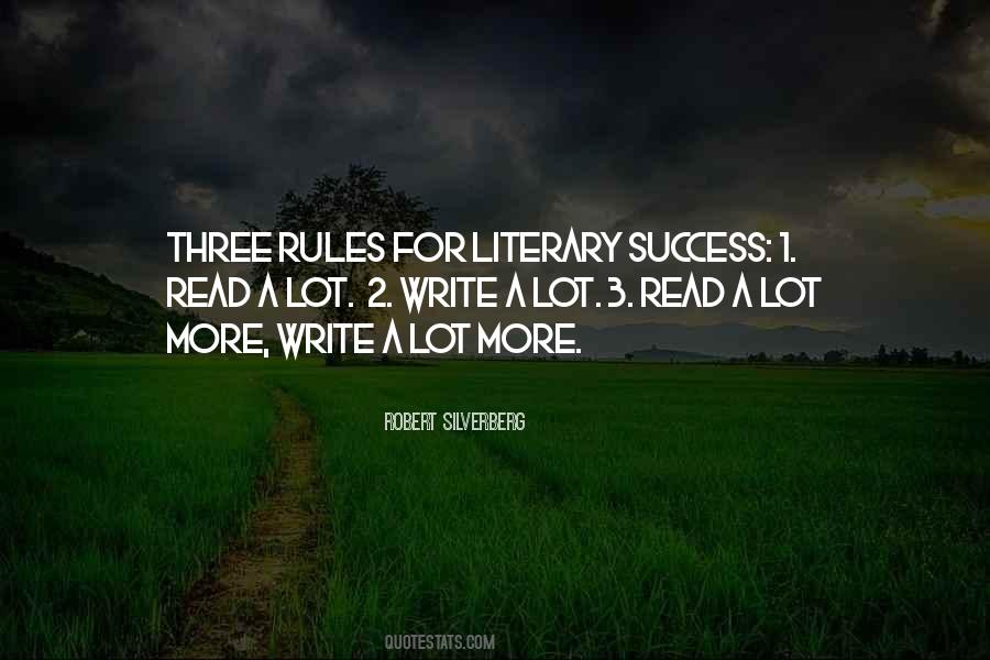 Rules For Success Quotes #210601