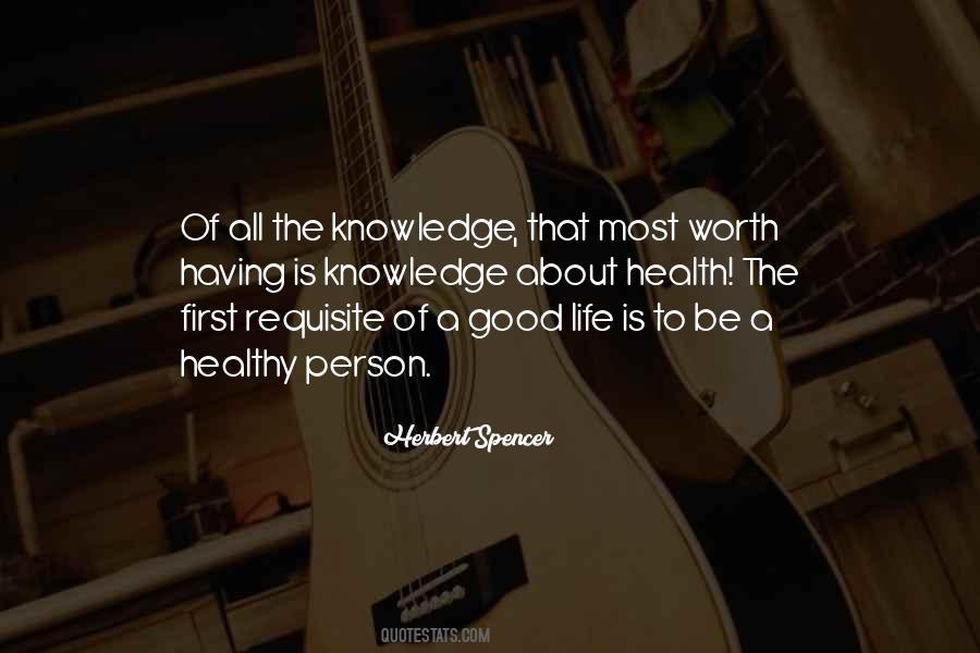 Quotes About Good Knowledge #158522