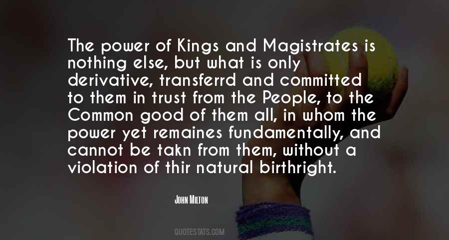 Quotes About Good Kings #375145