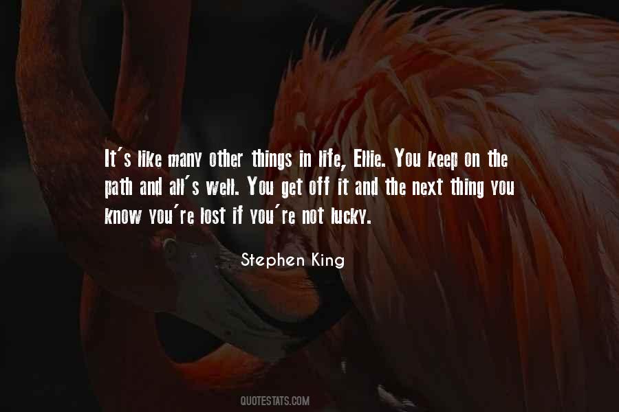On Lucky Quotes #326729