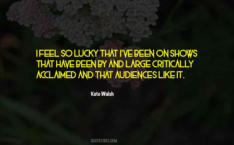 On Lucky Quotes #886022