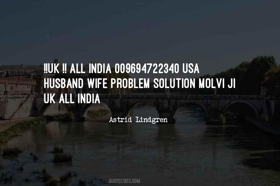 Husband Problem Quotes #1816036