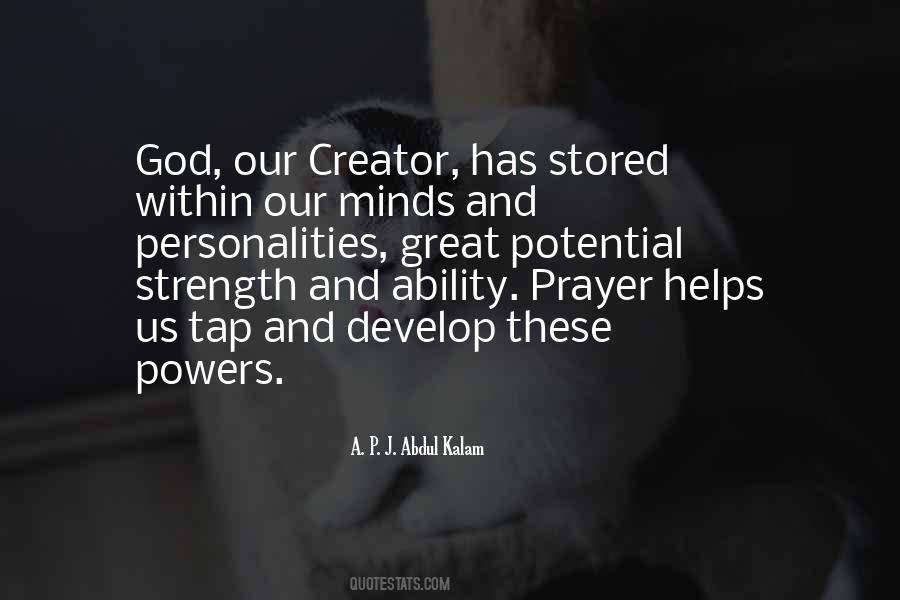 Prayer Strength Quotes #251706