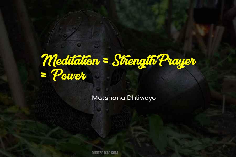 Prayer Strength Quotes #650457
