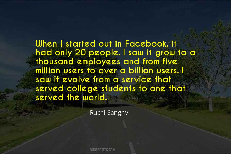One In A Billion Quotes #1000848