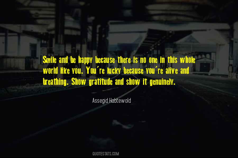 Smile And Be Happy Quotes #1201271