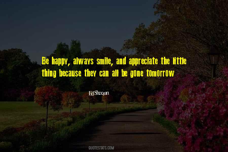 Smile And Be Happy Quotes #1329851