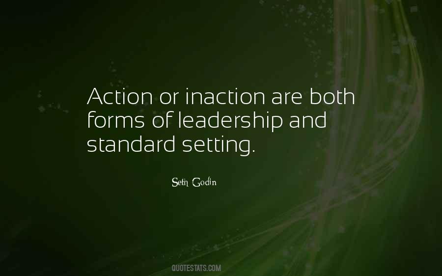 Inaction Leadership Quotes #1760626