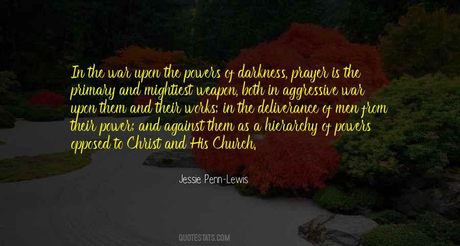 Deliverance Prayer Quotes #1876449