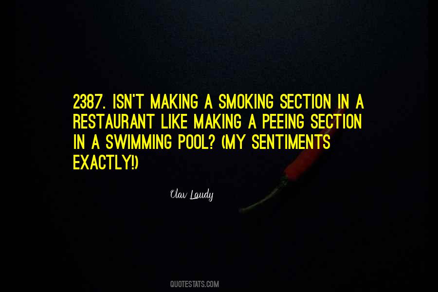 Pool Swimming Quotes #1328579