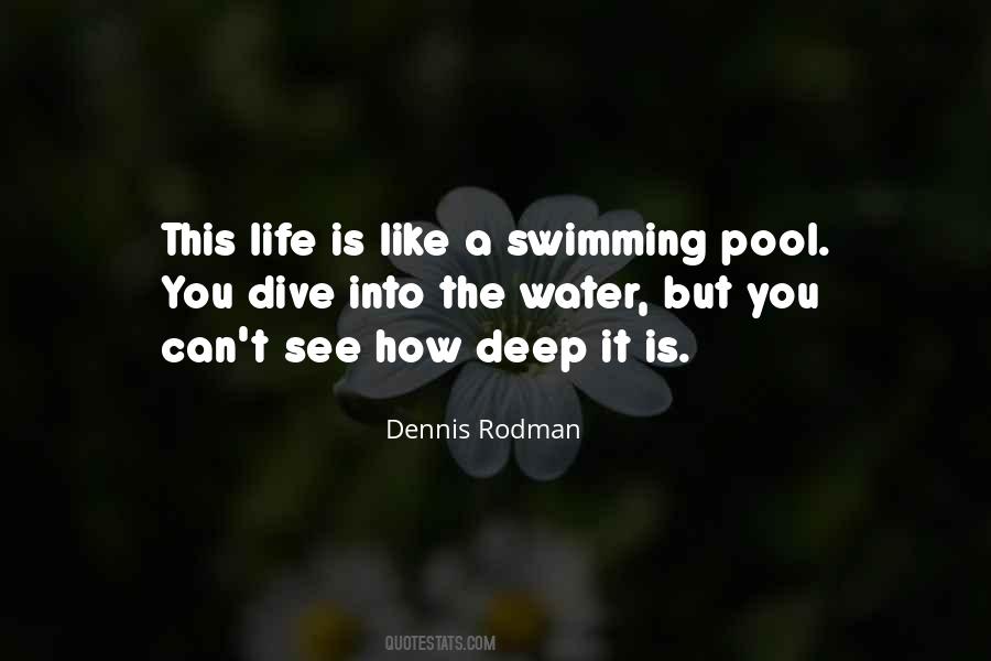 Pool Swimming Quotes #47482