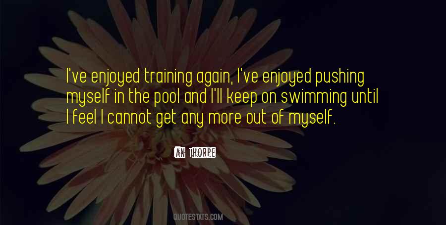 Pool Swimming Quotes #500265