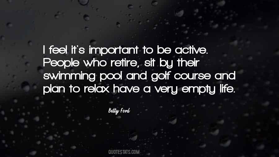Pool Swimming Quotes #825566