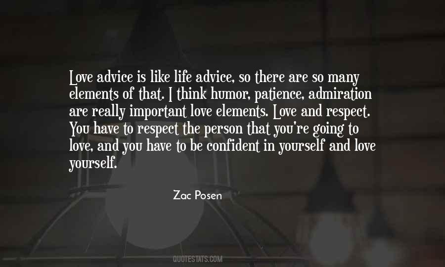 Respect And Love Yourself Quotes #467814