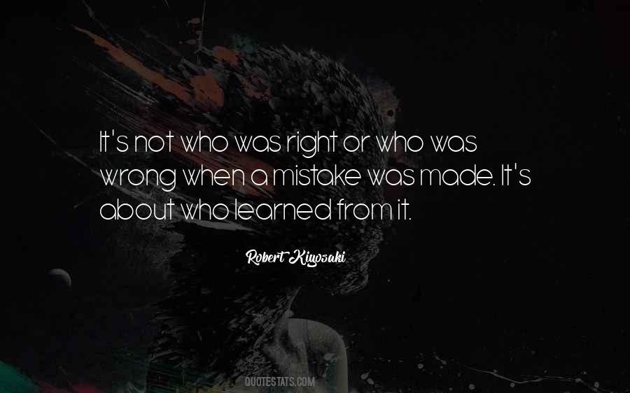 Wrong Mistake Quotes #1324853