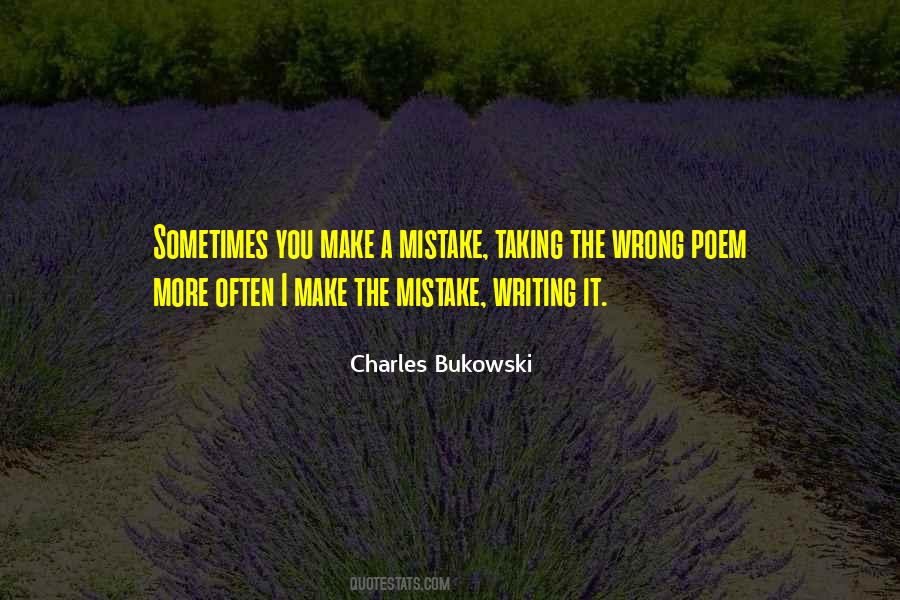 Wrong Mistake Quotes #1836856