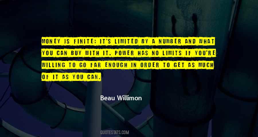 Limited Money Quotes #1397363