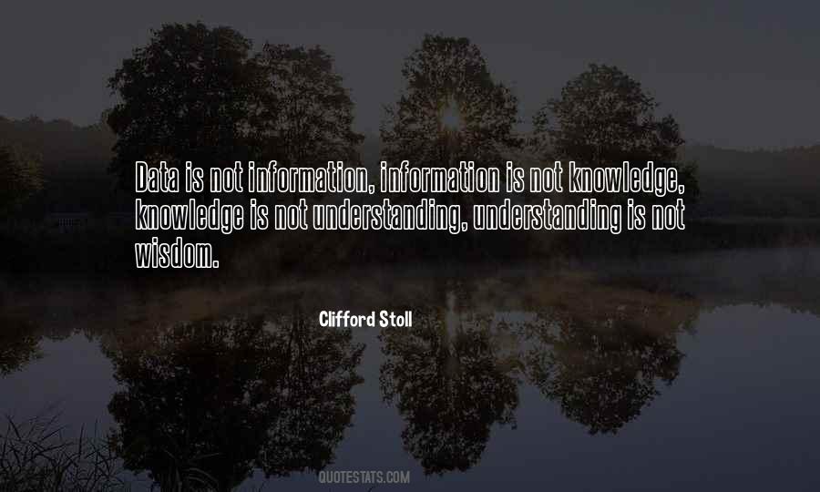 Data Is Not Information Quotes #155620