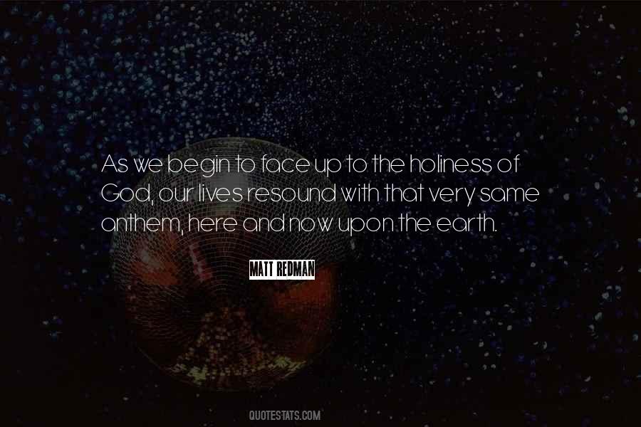 The Holiness Of God Quotes #673650