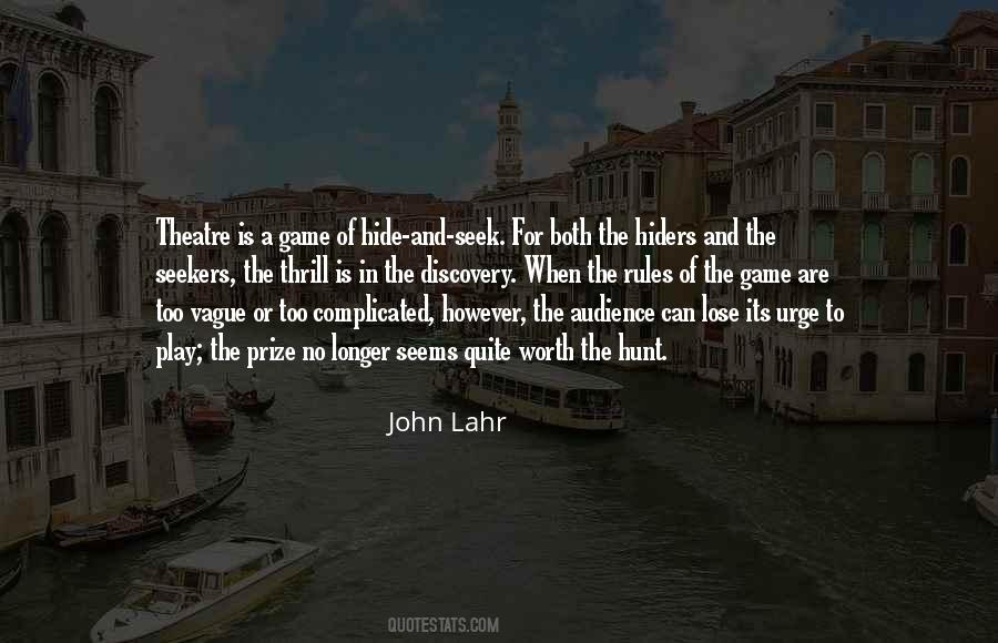 Its A Game Quotes #152977