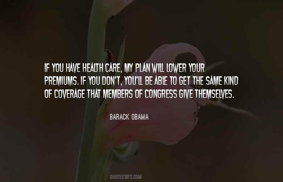 Health Care Plan Quotes #514533