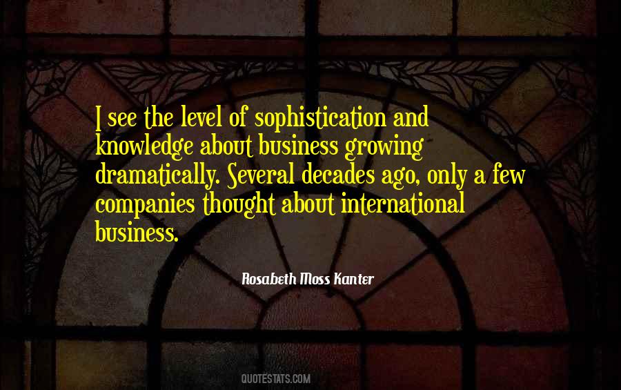Business Knowledge Quotes #1549249