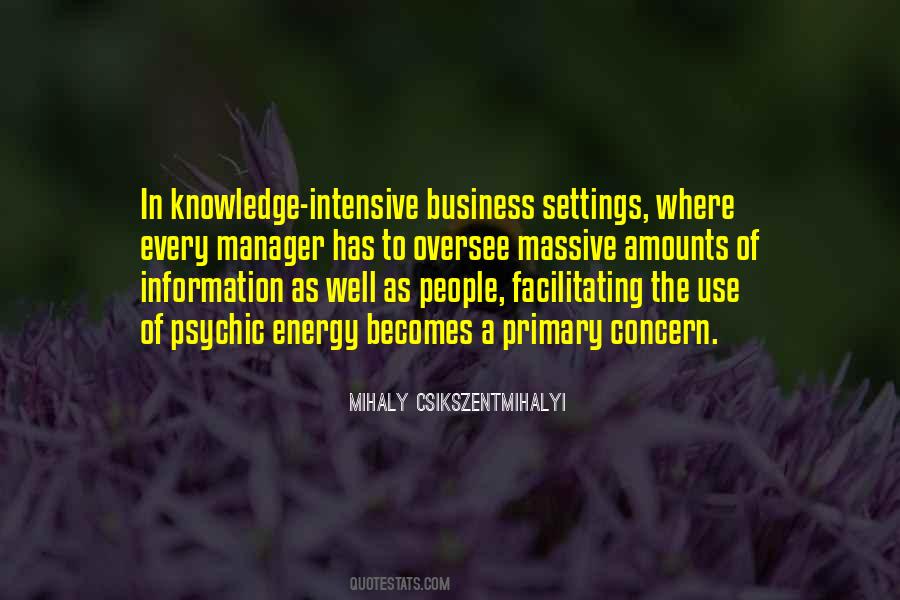 Business Knowledge Quotes #1697143