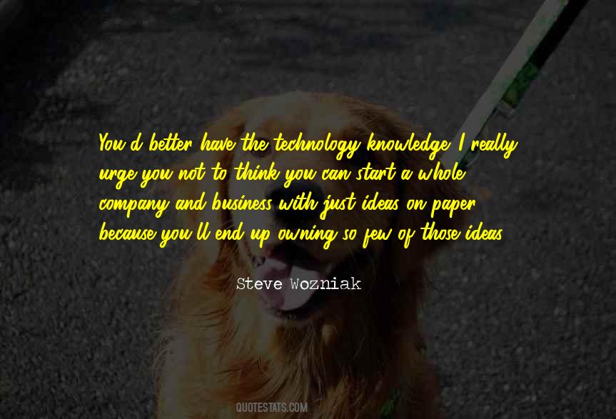 Business Knowledge Quotes #284739