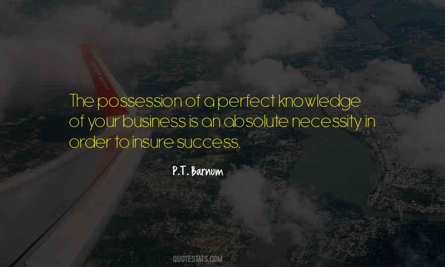 Business Knowledge Quotes #712929