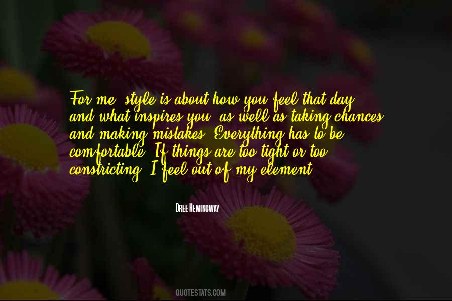 Out Of My Element Quotes #1097428