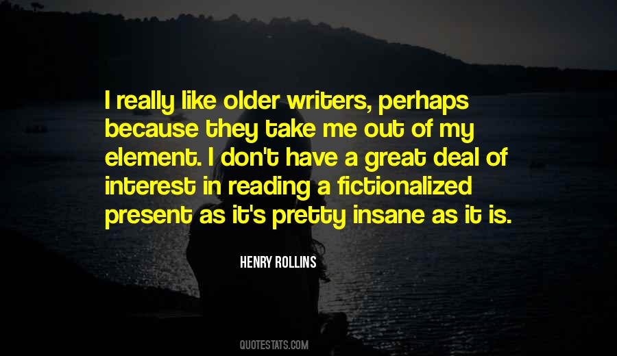 Out Of My Element Quotes #109788
