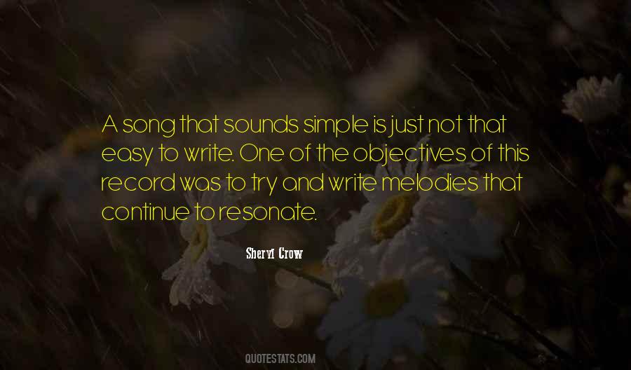 Simple Song Quotes #1299307