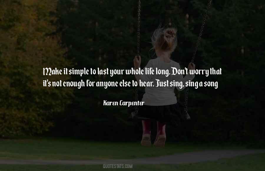 Simple Song Quotes #1593636