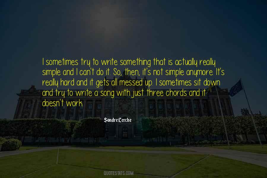 Simple Song Quotes #540705