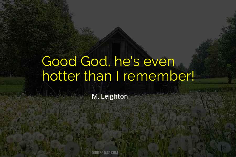 Quotes About Good God #246707