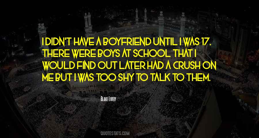 Boy Crush Quotes #468418