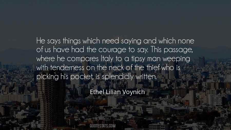 Picking His Pocket Quotes #721396