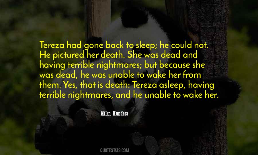 Sleep Gone Quotes #1419495