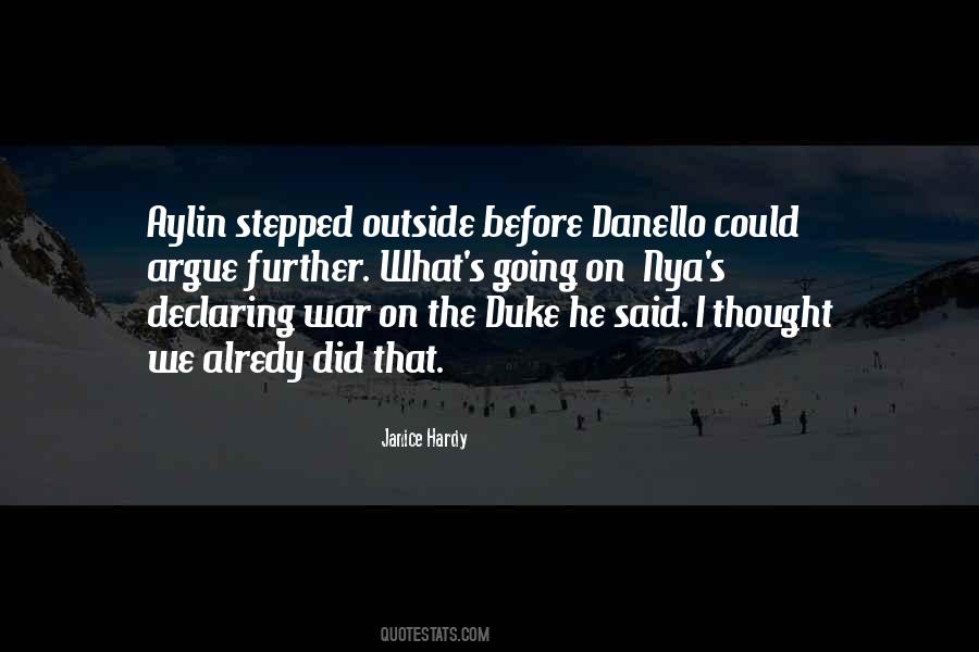 The War Outside Quotes #1262899